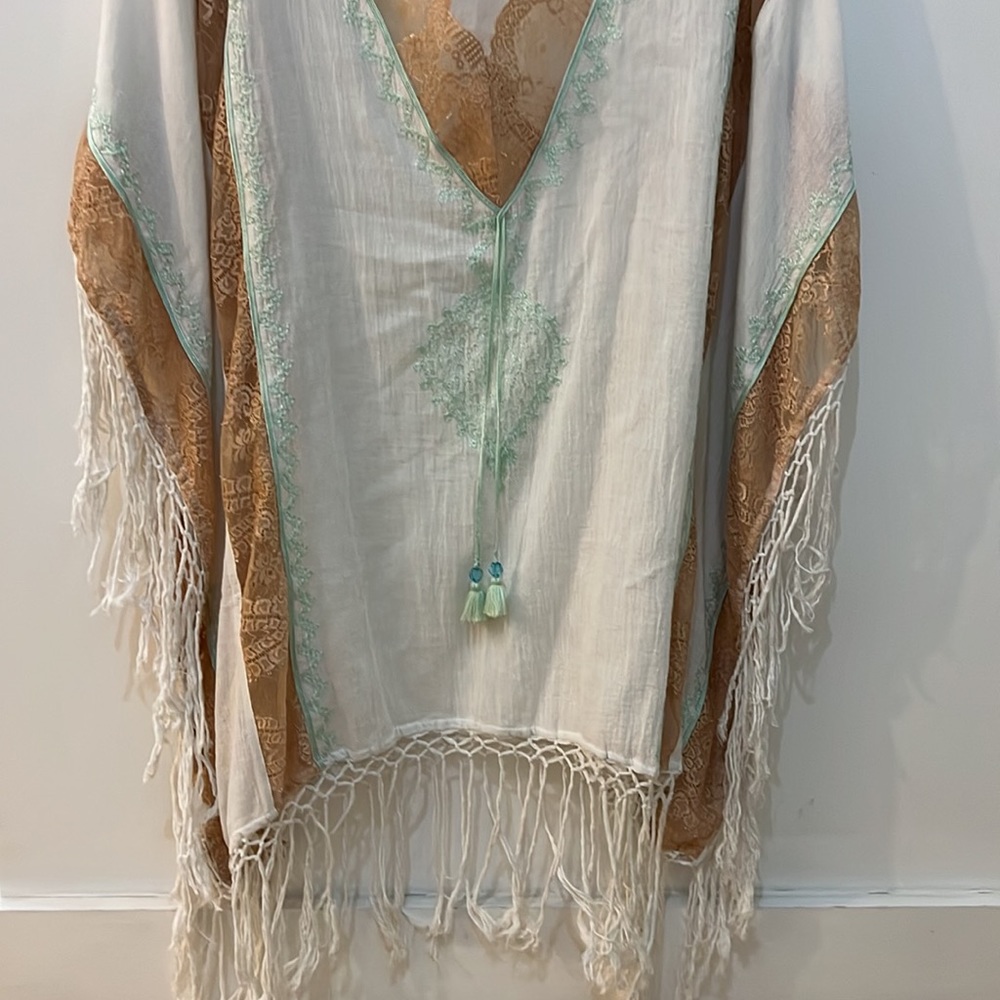 Fleur de Pirate Embroidered Caftan OS - Picture 3 of 14